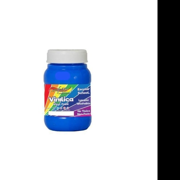 PINTURA VINILICA 100ML CONFETTI AZUL REY C.12